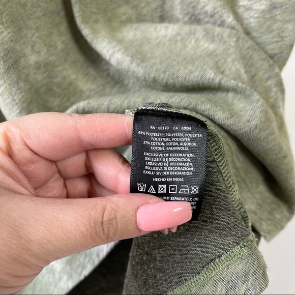 Anthropologie Akemi & Kin dayana tie dye short sleeve boho embroidered tee shirt - Picture 6 of 7